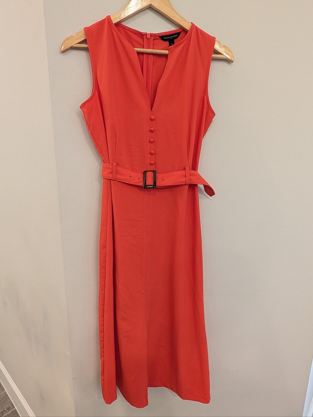 Banana Republic | Dresses | Nwt Banana Republic Aline Poppy Womens Belted Dress Size